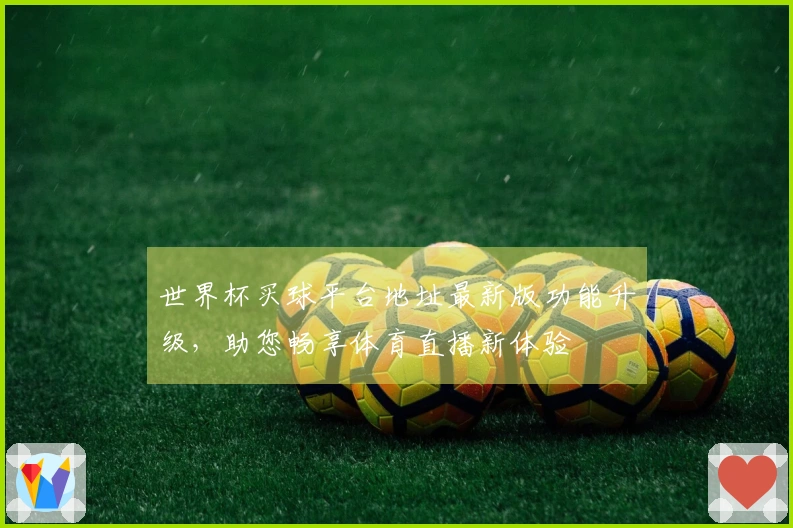 世界杯买球平台地址最新版功能升级，助您畅享体育直播新体验